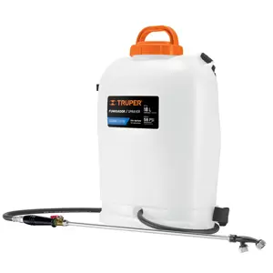 Truper Fumigador de 18 L eléctrico con batería ion litio de 12 V