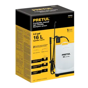 24584 / FUM-16P Fumigador de 16 L manual de mochila, Pretul