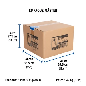 Foset Manguera p/WC, vinilo blanco, 1/2