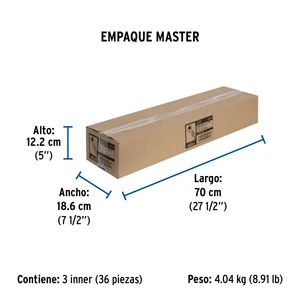 Foset Manguera p/WC, aluminio, 1/2