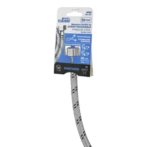 Foset Manguera p/WC, acero inox, 1/2