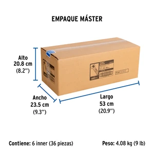 Foset Manguera p/WC, aluminio, 1/2