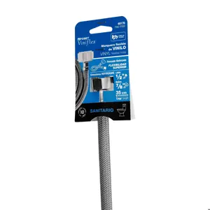 49176 / FWC-P35V Foset Manguera p/WC, vinilo gris, 1/2