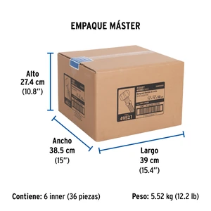 Foset Manguera p/WC vinilo blanco 1/2