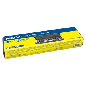 Juego de dados y accesorios cuadro de 3/8" métrico, 20 piezas Foy