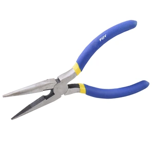 Pinza para electricista con mango con doble plastisol de punta larga Foy