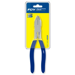 Foy-142042 / 142042 Pinza para electricista con mango con doble plastisol de 8", corte lateral Foy