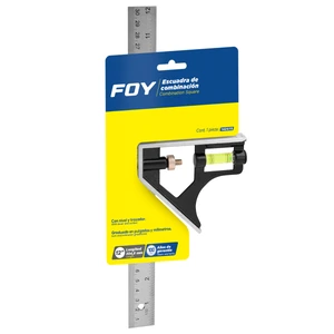 Foy-142073 / 142073 Escuadra de combinación con mango de acero 12" Foy