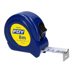 Foy-142122 / 142122 Flexómetro con carcasa de plástico azul 8 m x 1" Foy