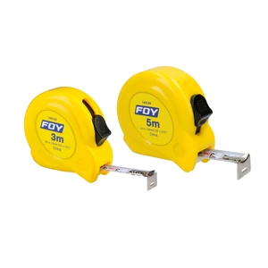 Foy-142123 / 142123 Flexómetro con carcasa de plástico amarillo 3 m x 1/2" Foy