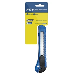 Foy-143106 / 143106 Cutter con cuerpo de plástico de 18 mm Foy