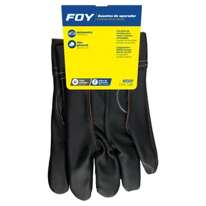 Guantes de piel de vacuno tipo operador unitalla Foy