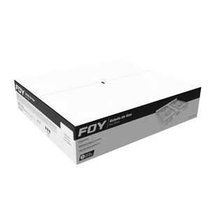Estufa de gas 4 quemadores color beige Foy