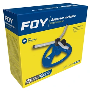 Foy-ASPM3B / ASPM3B Aspersor estacionario con base metálica de 3 brazos, 3/4" GHT Foy