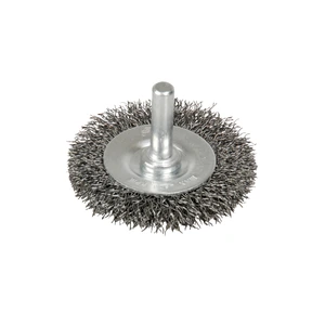 Foy-C330 / C330 Carda circular alambre delgado 3" x 0.30 mm con zanco 1/4" Foy