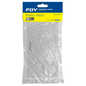 Foy-CSF01R / CSF01R Repuesto de lente para careta CSF01, transparente