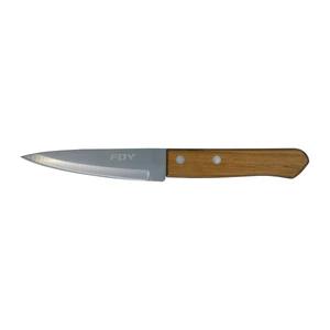 Foy-CU50M / CU50M Cuchillo de acero inoxidable p ara chef con mango de madera d e 5 in