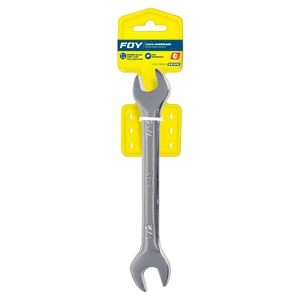 Foy-ES1416 / ES1416 Llave española pulido espejo en pulgadas, 7/16" x 1/2" Foy
