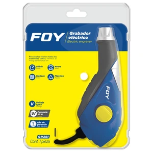 Foy-GR351 / GR351 Grabador eléctrico para personalizar en vidrio, madera, acero y plástico 13 W Foy