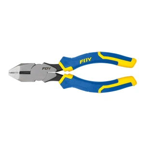 Pinza para electricista con ma ngo bimaterial corte lateral d e in