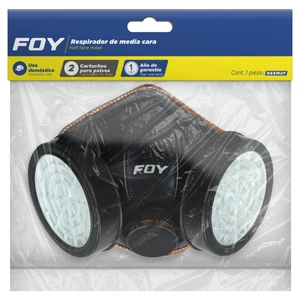 Foy-RESM2F / RESM2F Mascarilla respirador media cara 2 filtros Foy