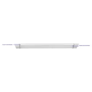 Luminario lineal delgado de LED 18 W para gabinete, Volteck
