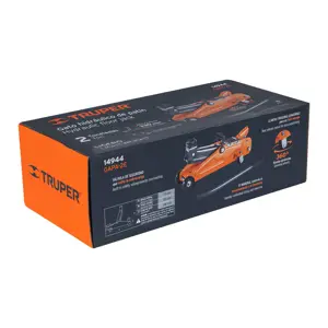 14944 / GAPA-2E Gato hidráulico de patín, 2t, 30 movimientos, Truper