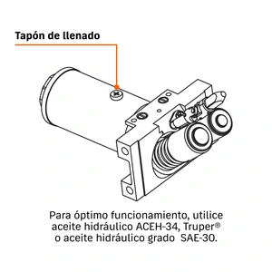 Truper Gato hidráulico profesional de patín,3.5t, elevación rápida