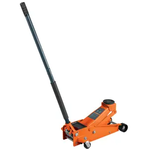 14949 / GAPRO-300 Gato hidráulico de patín 3t profesional, elev rápida, Truper