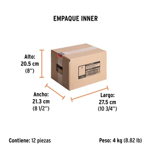 Lata de gas de 220g con válvula de 1/4 de vuelta, TRUPER
