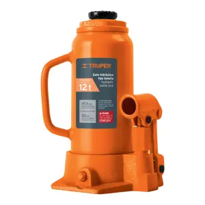 14818 / GAT-12 Gato hidráulico de botella de 12 Ton, Truper