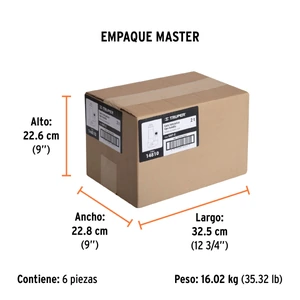 Gato hidráulico de botella de 2 Ton, Truper