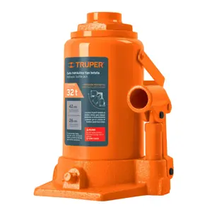 14819 / GAT-32 Gato hidráulico de botella de 32 Ton, Truper