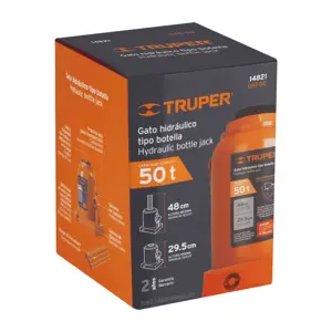 14821 / GAT-50 Gato hidráulico de botella de 50 Ton, Truper