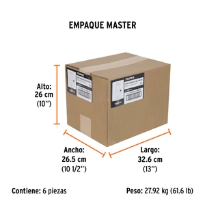 Gato hidráulico de botella de 6 Ton, Truper
