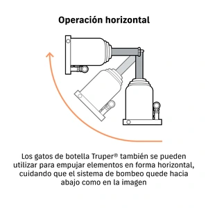 Gato hidráulico de botella de 8 Ton, Truper