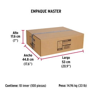 Bolsa con 5 guardacabos para cable de acero de 3/8