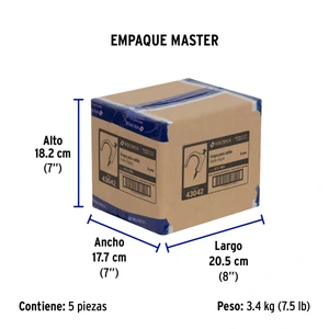 Volteck Bolsa con 500 grapas blancas de 8 mm para cable redondo
