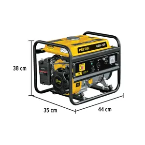 Generador portátil 1.1 kW motor a gasolina, Pretul