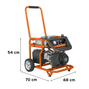 Generador portátil 2.5 kW motor a gasolina, Truper