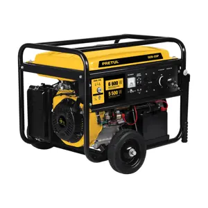 26035 / GEN-55P Generador portátil 6.6 kW motor a gasolina, Pretul