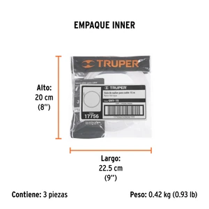 Guía de nylon de 15 m para cable, Truper