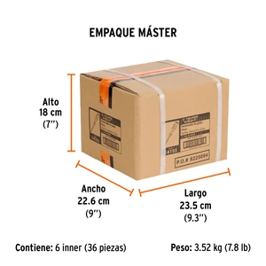 Desarmador plano de golpe 3/16