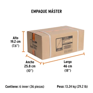 Desarmador plano de golpe 3/8