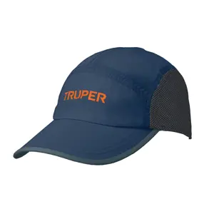 66020 / GORT-M Gorra color azul marino, 100% poliéster, Truper