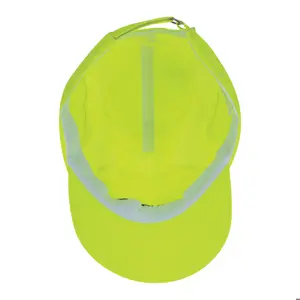 Gorra color verde, 100% poliéster, Truper