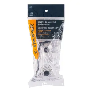 14220 / GOT Truper Goggles de seguridad con válvulas de ventilación indirecta