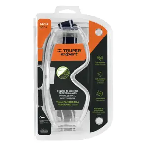 14214 / GOT-X Goggles de seguridad profesionales, antiempaño, Expert