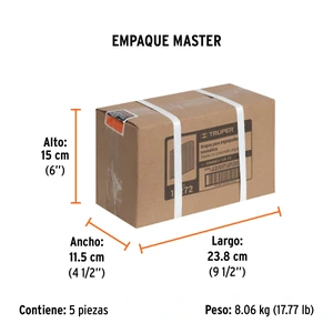 Truper Caja con 5000 grapas corona 1/4