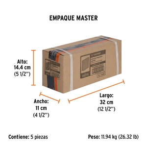 Truper Caja con 5000 grapas corona 1/4